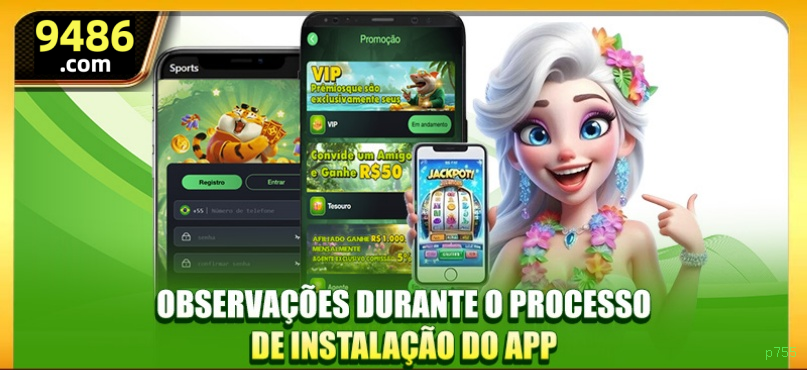 Login rápido no app p755
